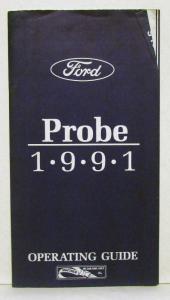 1991 Ford Probe Owners Operators Manual Original