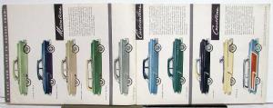 1952 Ford Mainline Customline Crestline XL Color Sales Brochure Original