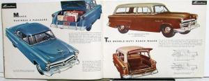 1952 Ford Mainline Customline Crestline XL Color Sales Brochure Original
