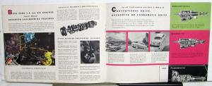 1952 Ford Mainline Customline Crestline XL Color Sales Brochure Original