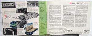 1952 Ford Mainline Customline Crestline XL Color Sales Brochure Original