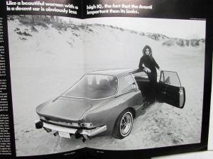 1976 Avanti II Dealer Sales Brochure Reprint Of Car And Driver Article Original