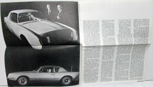 1963 1970 Avanti II Dealer Sales Brochure Reprint Of Esquire Magazine Article