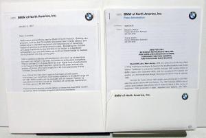 1997 BMW Of North America Press Kit Media Release M3 Z3 On-Board Navigation