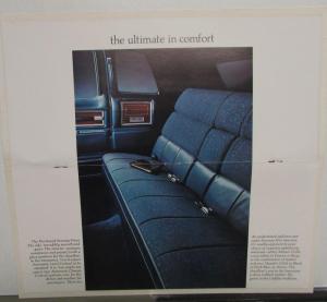 1972 Cadillac Fleetwood Seventy-Five 75 Dealer Sales Brochure Mailer Limousine