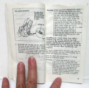 1993 Ford Escort Owners Operators Manual Original