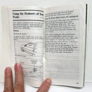 1993 Ford Probe Owners Operators Manual Original