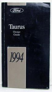1994 Ford Taurus Owners Operators Manual Original