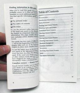1994 Ford Crown Victoria Owners Operators Manual Original