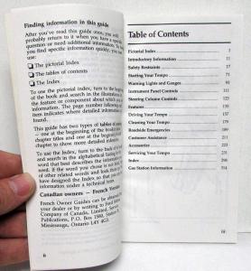 1994 Ford Tempo Owners Operators Manual Original