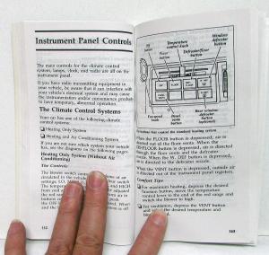 1994 Ford Tempo Owners Operators Manual Original