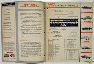 1966 October Ford Shop Tips Vol 5 No 2 1961-1967 Ford Car & Truck ID Guide
