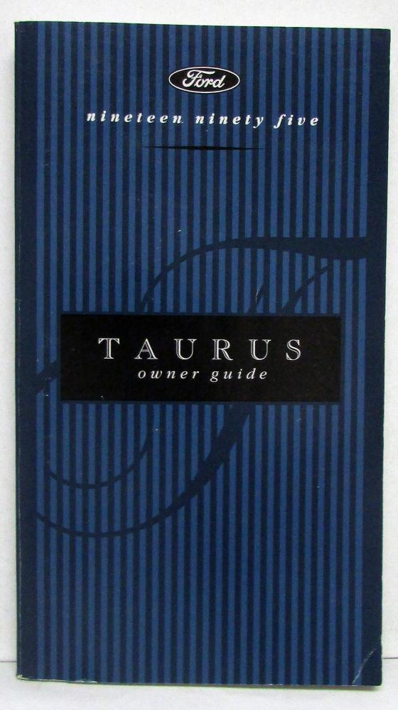 1995 Ford Taurus Owners Operators Manual Original