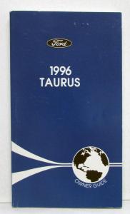 1996 Ford Taurus Owners Operators Manual Original