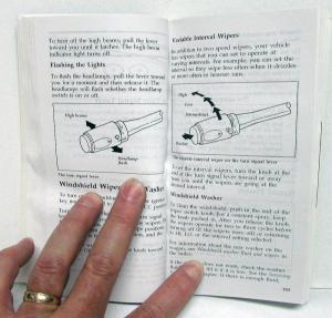 1996 Ford Taurus Owners Operators Manual Original