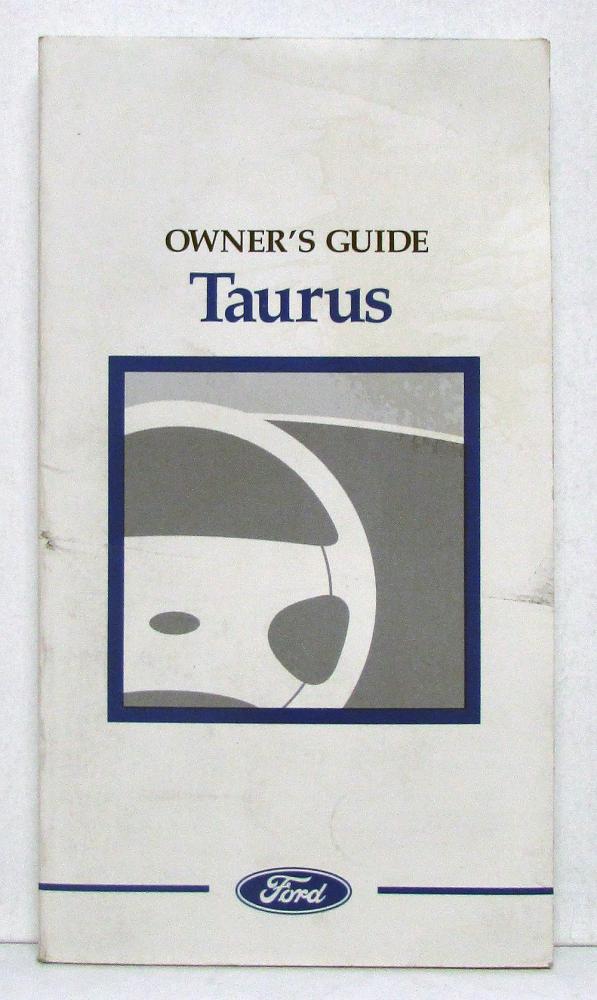 1997 Ford Taurus Owners Operators Manual Original