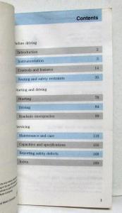 1997 Ford Taurus Owners Operators Manual Original