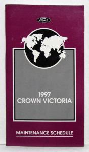 1997 Ford Crown Victoria Owners Operators Manual Original