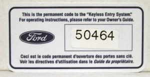 1997 Ford Crown Victoria Owners Operators Manual Original