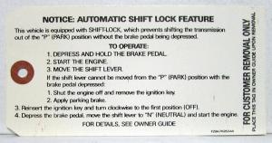 1997 Ford Crown Victoria Owners Operators Manual Original