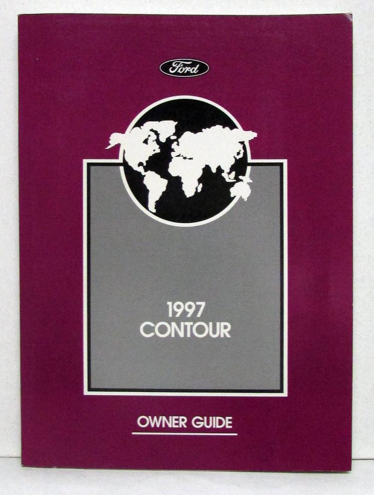 1997 Ford Contour Owners Operators Manual Original