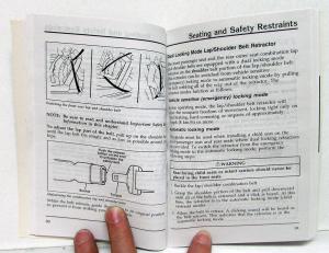 1997 Ford Contour Owners Operators Manual Original