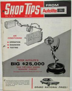 1967 May Ford Shop Tips Vol 5 No 9 Air Conditioning Operation Diagnosis Testing