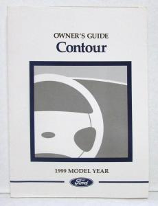 1999 Ford Contour Owners Operators Manual Original