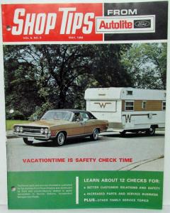 1968 May Ford Shop Tips Vol 6 No 9 Vacationtime is Safety Check Time