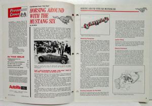 1968 June Ford Shop Tips Vol 6 No 10 Horsing Around with the Mustang Six