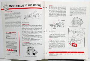 1968 July Ford Shop Tips Vol 6 No 11 Starter System Diagnosis and Testing