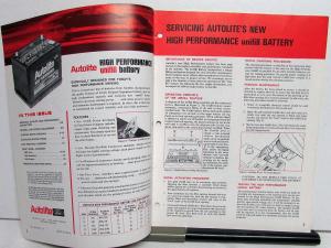 1968 August Ford Shop Tips Vol 6 No 12 Servicing Autolite Performance Battery