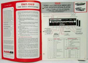 1968 November Ford Shop Tips Vol 7 No 3 Your Guide to Parts Identification