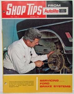 1969 January Ford Shop Tips Servicing Ford Brakes