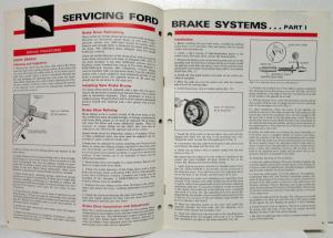 1969 January Ford Shop Tips Servicing Ford Brakes