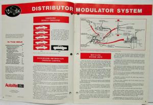 1970 August Ford Shop Tips Vol 8 No 12 Distributor Modulator System