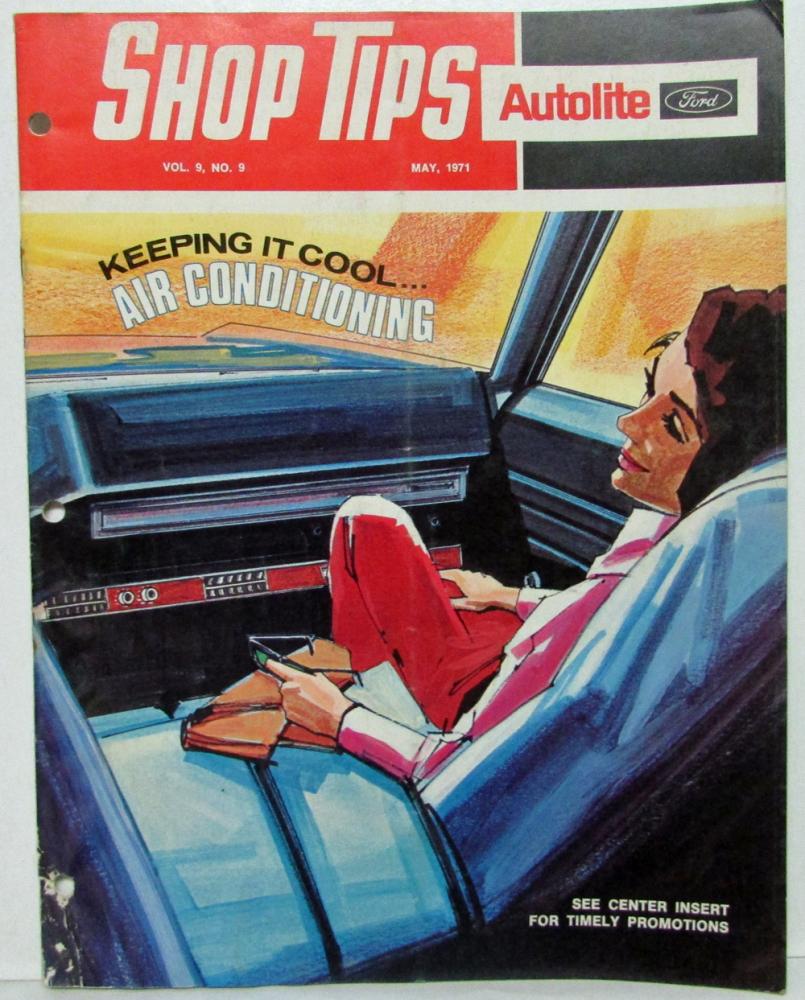 1971 May Ford Shop Tips Vol 9 No 9 Keeping It Cool Air Conditioning