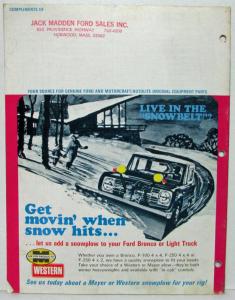 1971 November Ford Shop Tips Vol 10 No 3 How to Read ID Plates 1963-1972