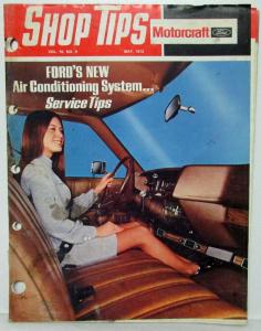 1972 May Ford Shop Tips Vol 10 No 9 New Air Conditioning System