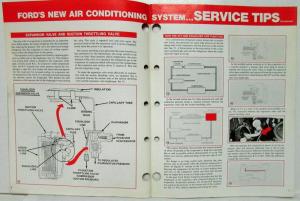 1972 May Ford Shop Tips Vol 10 No 9 New Air Conditioning System