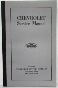 1919 1920 1921 1922 1923 1924 Chevrolet Car and Truck Service Shop Repair Manual