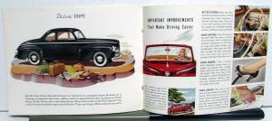 Ford 1942 Sales Brochure w/ Woody Station Wagons Flathead Original