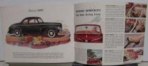 Ford 1942 Sales Brochure w/ Woody Station Wagons Flathead Original