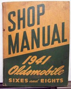 1941 Oldsmobile Factory Service Shop Small Manual Repair Series 60 70 90 Orig