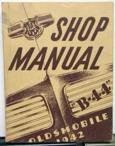 1942 Oldsmobile Factory Service Shop Small Manual Repair Series 60 70 90 Orig