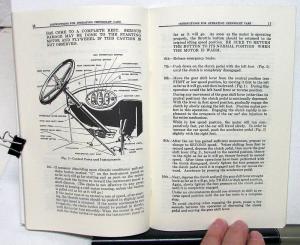 1929 Chevrolet International Series AC Owners Manual Reproduction