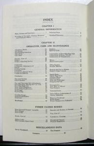 1933 Chevrolet Eagle Series CA Owners Manual Reproduction