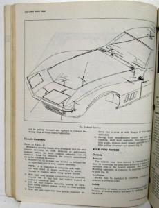 1968 Chevrolet Chassis Service Shop Repair Manual Chevelle Camaro Corvette