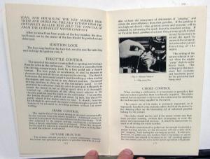 1935 Chevrolet Master Deluxe Owners Manual For The Care Of Your Car Reproduction