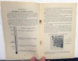 1935 Chevrolet Master Deluxe Owners Manual For The Care Of Your Car Original